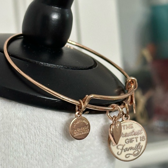 Alex and Ani Gold Bangle Bracelet - Picture 4 of 5